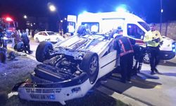 Malatya’da Korkutan Kaza: Otomobil Takla Atıp Ters Döndü, 2 Kişi Yaralandı
