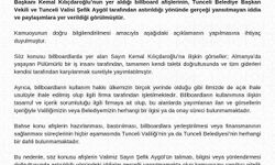 Tunceli'deki Kılıçdaroğlu Afişlerinin Sırrı Çözüldü! Valilikten Açıklama