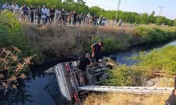 Malatya'da Feci Kaza: Sulama Kanalına Devrilen Kamyonun Sürücüsü Hayatını Kaybetti