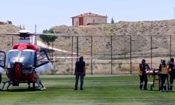 Darende'de Evde Düşen 98 Yaşındaki Kadın Hava Ambulansıyla Malatya'ya Sevk Edildi