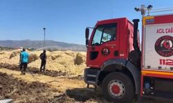 Elazığ’da Saman Yangını Paniği! Alevler Büyümeden Kontrol Altına Alındı