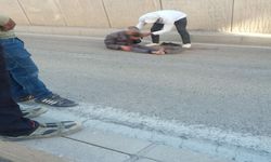 Elazığ'da Katlı Kavşakta Korkutan Olay! Bir Kişi Aşağı Düştü