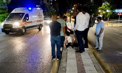 Malatya'da Elektrikli Bisikletle Refüje Çarpan Çocuk Yaralandı!