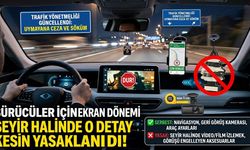 Sürücüler İçin Ekran Dönemi Tamamen Değişiyor! Seyir Halinde O Detay Kesin Yasaklandı...