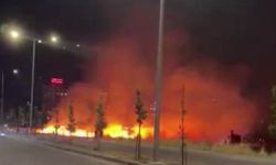 Diyarbakır'da Korku Dolu Gece! Alevler Gökyüzünü Aydınlattı