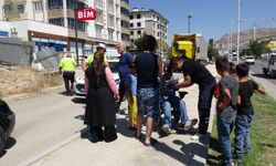 Malatya'da Akülü Sandalyeyle Ters Yöne Girince Kaza Kaçınılmaz Oldu