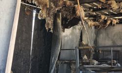 Malatya'da Şantiyede Korkutan Yangın! İşçilerin Yatakhanesi Küle Döndü