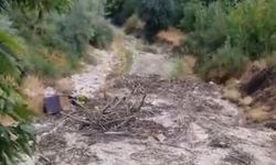 Malatya’da sağanak sele dönüştü! Kocaözü’nde o anlar kamerada