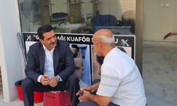Başkan Taşkın’dan yeni çarşı esnafına ziyaret