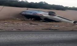 Diyarbakır’da Korkutan Kaza! Otomobil Takla Attı, 1 Kişi Yaralandı