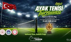 Battalgazi’de Ayak Tenisi Heyecanı Başlıyor! Zafer Kupası İçin Geri Sayım