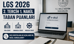 Lgs 2026 Lise 2. Tercih 1. Nakil Taban Puanları: Fen, Anadolu Ve Meslek Liselerinde Boş Kontenjanlar Açıklandı Mı?
