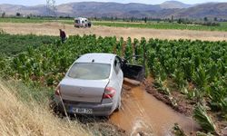 Malatya’da Otomobil Tütün Tarlasına Uçtu: 3 Kişi Yaralandı