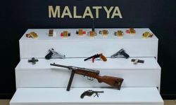 Malatya’da silah ticareti operasyonu: 8 adrese baskın, 3 gözaltı