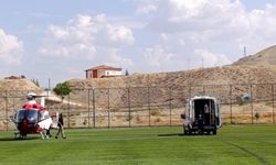 Darende’de 8 Yaşındaki Çocuk İçin Zamanla Yarışıldı! Ambulans Helikopter Havalandı