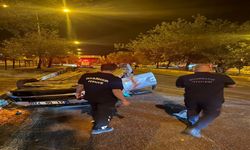Diyarbakır’da Geceyi Korkutan Kaza! Takla Atan Otomobilde Sürücü Sıkıştı