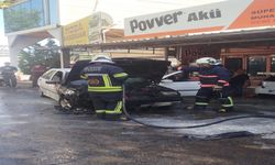 Alevler Otomobili Sardı! Elazığ’da Sanayi Sitesinde Korkutan Yangın