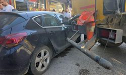 Gaziantep’te Faciadan Dönüldü! El Freni Çekilmeyen Su Tankeri 3 Araca Çarptı