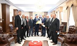 MESOB heyetinden Vali Yavuz’a Ahilik Haftası ziyareti: “Esnafımızla omuz omuza yaşatacağız”