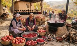 Malatya’da Sonbahar Geleneği Başladı! Nar Ekşisi İçin Kollar Sıvandı