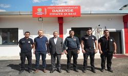 Darende’de İtfaiyecilere Anlamlı Ziyaret! Başkan Bozkurt’tan Teşekkür