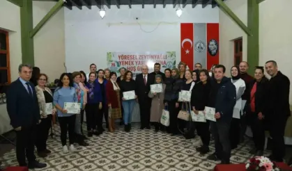 Zeytinyağlı yemekler yarıştı