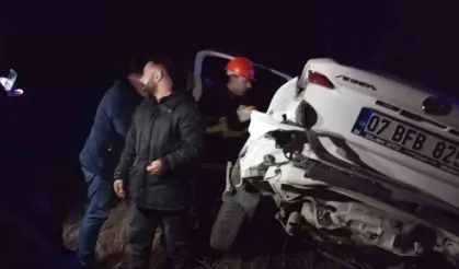 Mardin’de tarlaya devrilen otomobildeki 5 kişi yaralandı