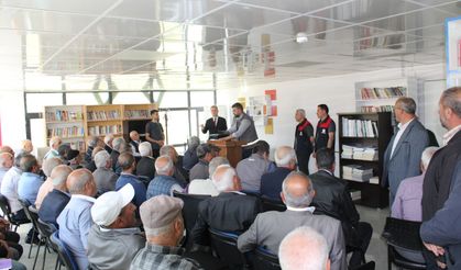 Kale'de zirai don sonrası bilgilendirme toplantısı yapıldı