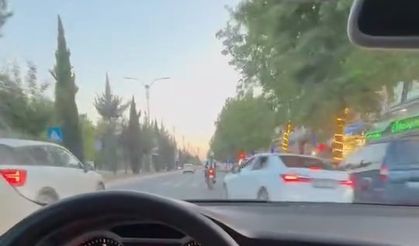 Hatalı geçiş yaptı, zor toparladı!