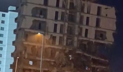 Malatya’da 7 kat saniye içinde tuz buz oldu!