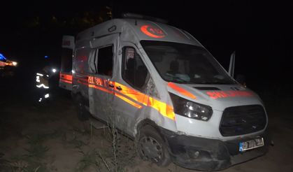 Gümüşhane'den Malatya'ya giden ambulans kaza yaptı