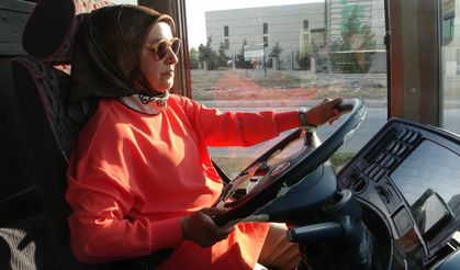 Malatya’da Direksiyon Kadınların! 13 Yıllık Şoför Naime Tekbaş İlham Veriyor