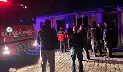 Malatya'da konteyner kentte korkutan yangın!