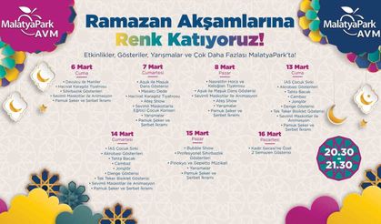 MalatyaPark AVM'de Ramazan coşkusu