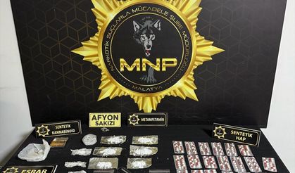 Malatya'da uyuşturucu operasyonunda 7 zanlı tutuklandı