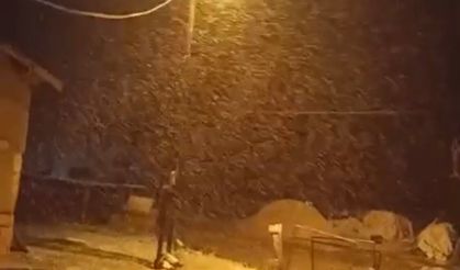 Malatya’da Kar Yağışı Başladı