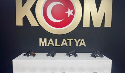 Pütürge’de Baskın! Yüzlerce Fişek ve Ruhsatsız Tabancalar Ele Geçirildi