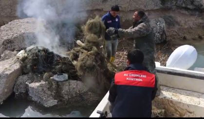 Malatya’da Kaçak Avcılığa Büyük Darbe! 15 Bin Metreyi Aşan Ağ Toplandı