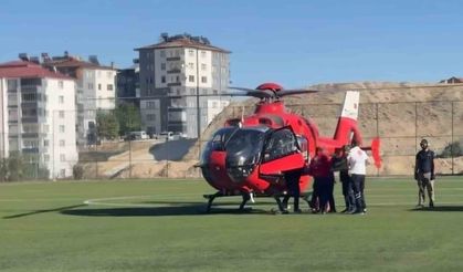 Malatya'da Zamana Karşı Yarış! 76 Yaşındaki Hasta İçin Helikopter Havalandı