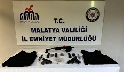 Malatya’da Aranan Suçlulara Darbe! Silah, Mermi Ve Uyuşturucu Ele Geçirildi