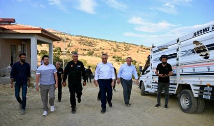 Vali Yavuz Deprem Konutlarından Yol Çalışmalarına Doğanyol’da Tek Tek İnceleme Yaptı