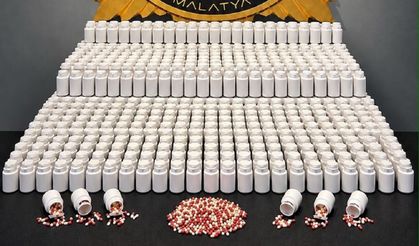 Malatya’da Dev Operasyon! Tam 44 Bin 616 Hap Ele Geçirildi