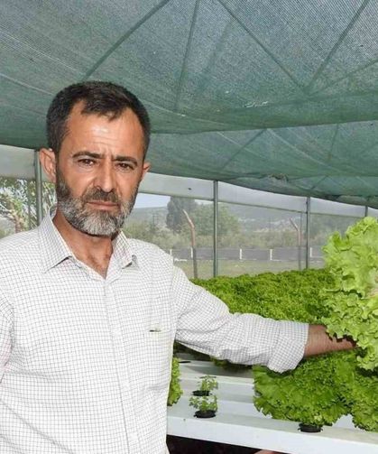 Topraksız tarımla 70 günden 30 güne düşürdü!