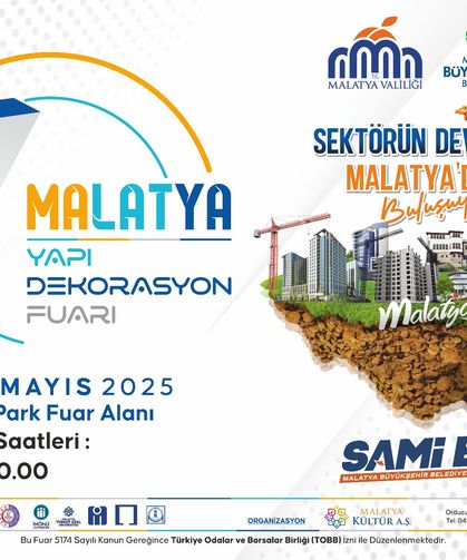 Malatya’da Büyük Buluşma: Yapı ve Dekorasyonun Kalbi Bu Fuarda Atıyor!