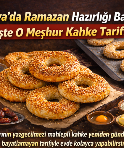 Malatya’da Ramazan Hazırlığı Başladı: İşte O Meşhur Kahke Tarifi