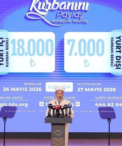 2026 Vekaletle Kurban Fiyatları Belli Oldu! Diyanet Açıkladı