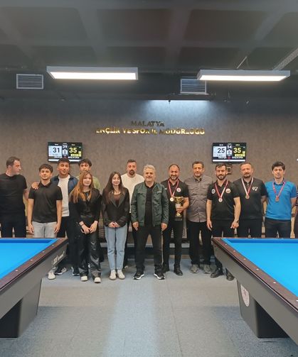 Malatya’da Bilardo Şampiyonu Belli Oldu