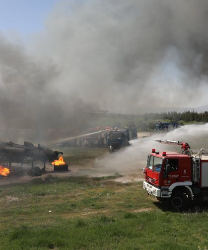 Malatya’da Dev Uçak Yangını Tatbikatı: Ekipler Nefes Kesti