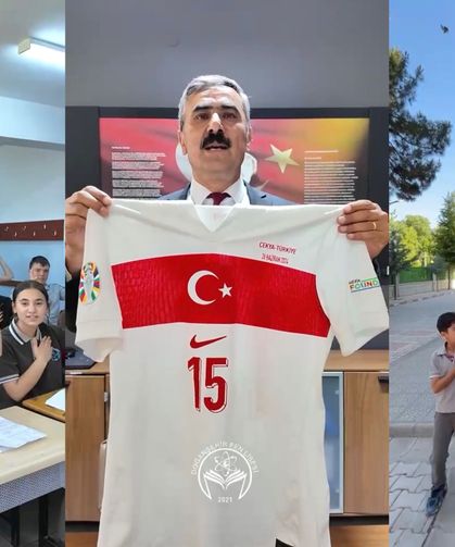 Malatyalı Öğrencilerden Dünya Kupası Öncesi Milli Takıma Anlamlı Destek
