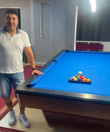 Malatya'da Bilardoya Milli Dokunuş! Erkan Aktı Gençler İçin Kolları Sıvadı